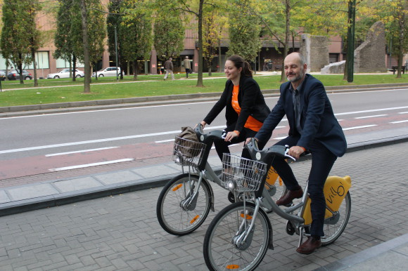 Mogens and Acacia cycling