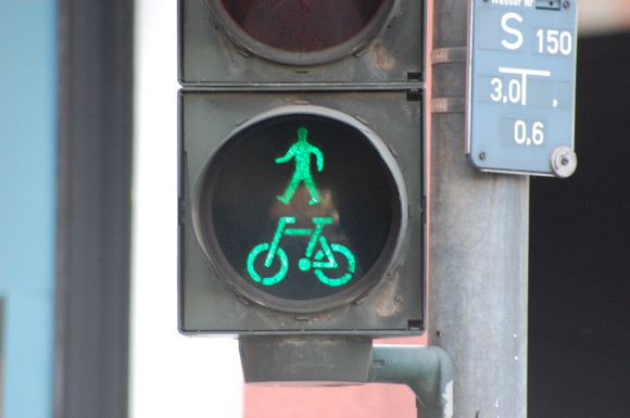 Bike at the traffic lights