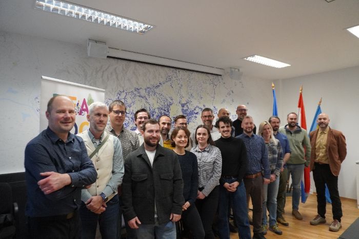 Representatives of the cities of Zagreb and Budapest and REALLOCATE project partners meet in the Croatian capital