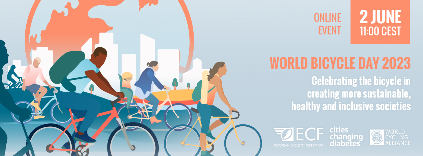 World Bicycle Day 2023 Celebrating the bicycle in creating more sustainable healthy and inclusive societies ECF