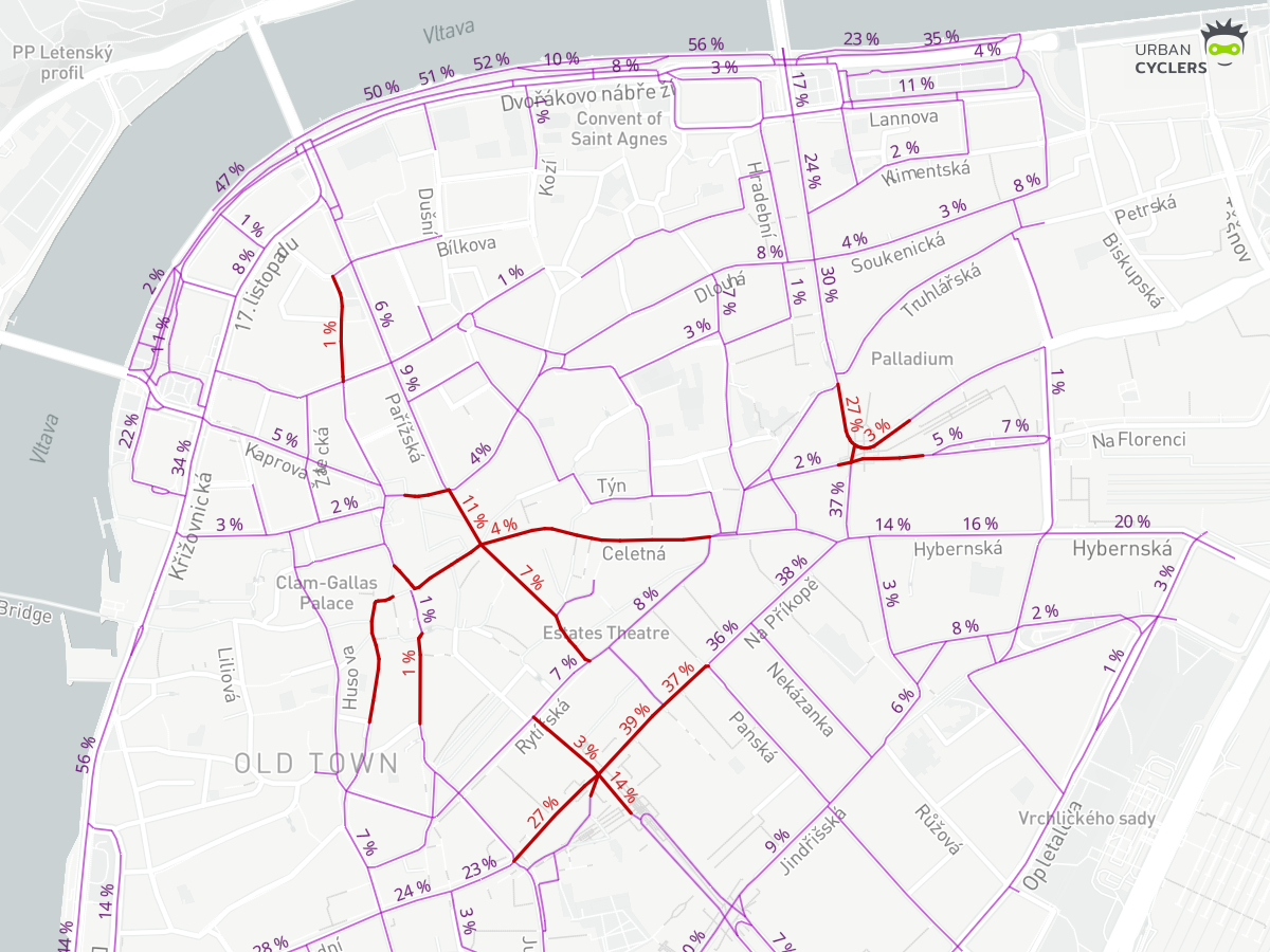 Cycling flow analysis helps to determine how cyclists like to travel through the city