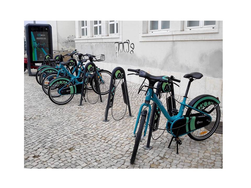 Many of Cascais' new bikeshare stations and bicycles are already being placed throughout the municipality.