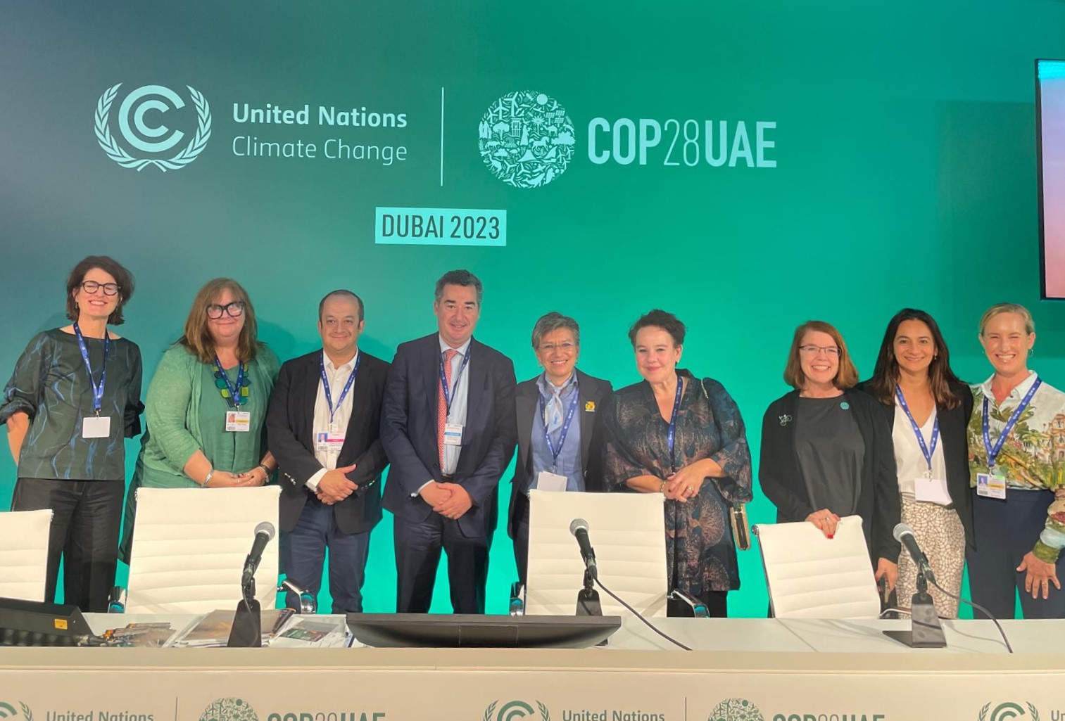 ECF worked with partners during COP28 to call for more cycling to fight climate change.