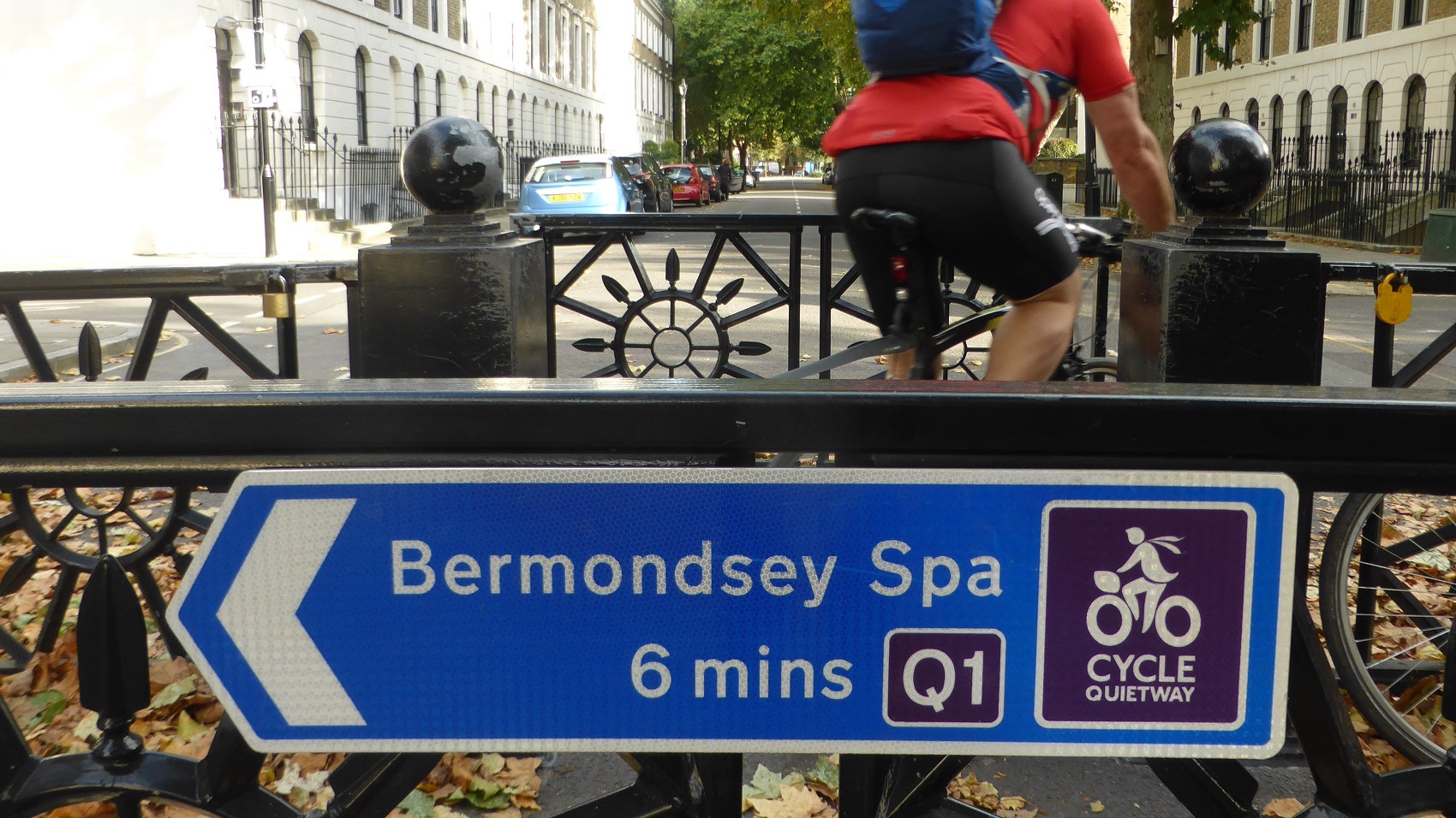Quietway 1, filtered permeability on Trinity Street.