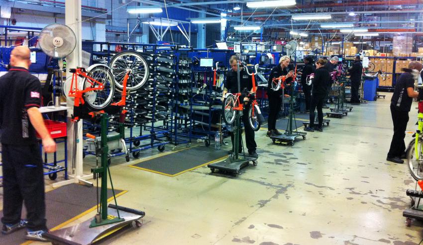 brompton bike factory