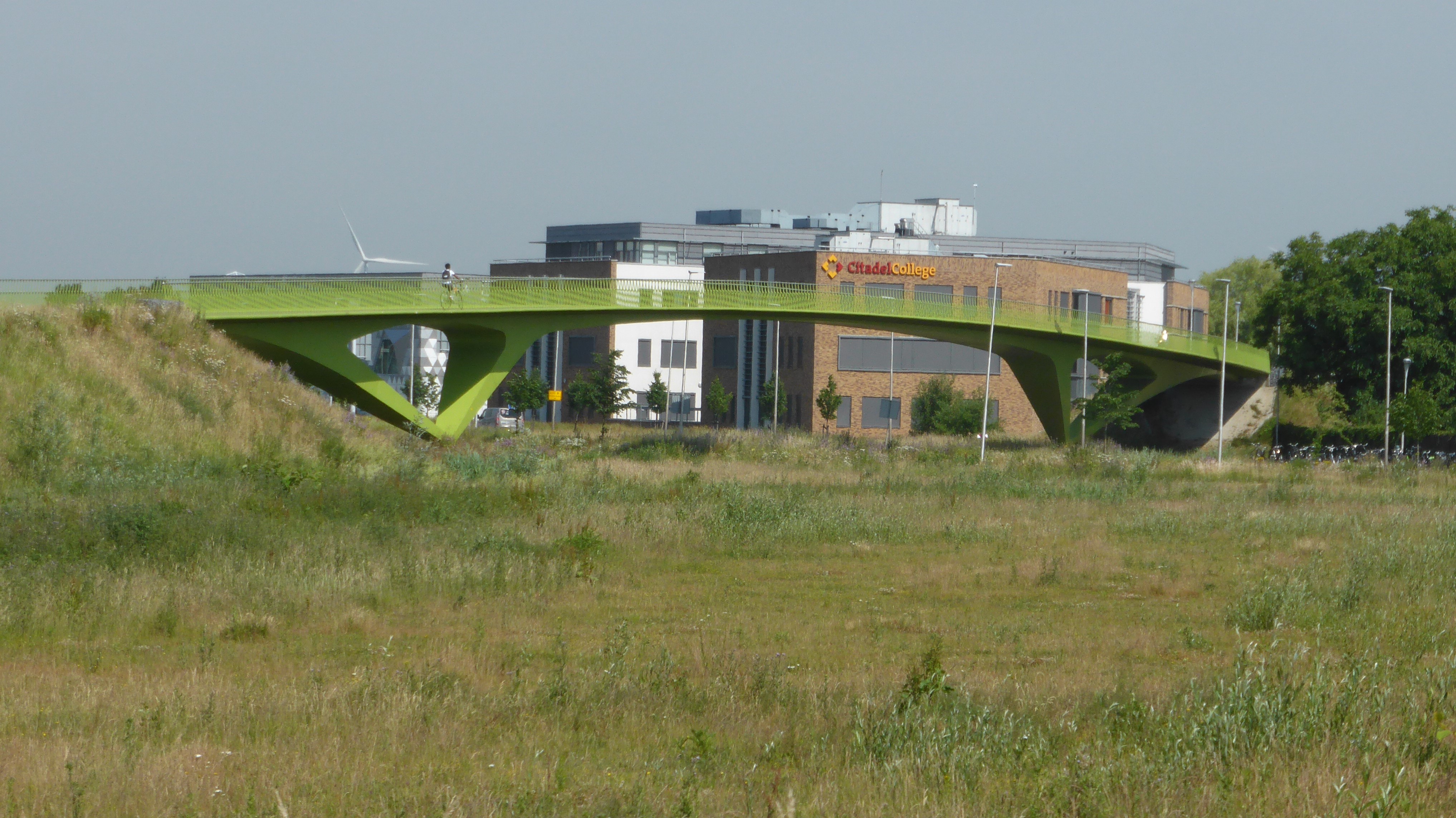 Het Groentje cycling and pedestrian bridge in Nijmegen