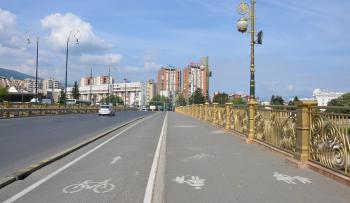 Skopje cycling bike lane 