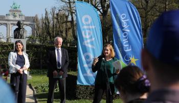 “We know the importance of connecting Europe for peace and unity”: Brussels Mobility Minister Elke Van den Brandt inaugurates EuroVelo 5 in Brussels