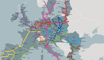 TEN-T core network schematics