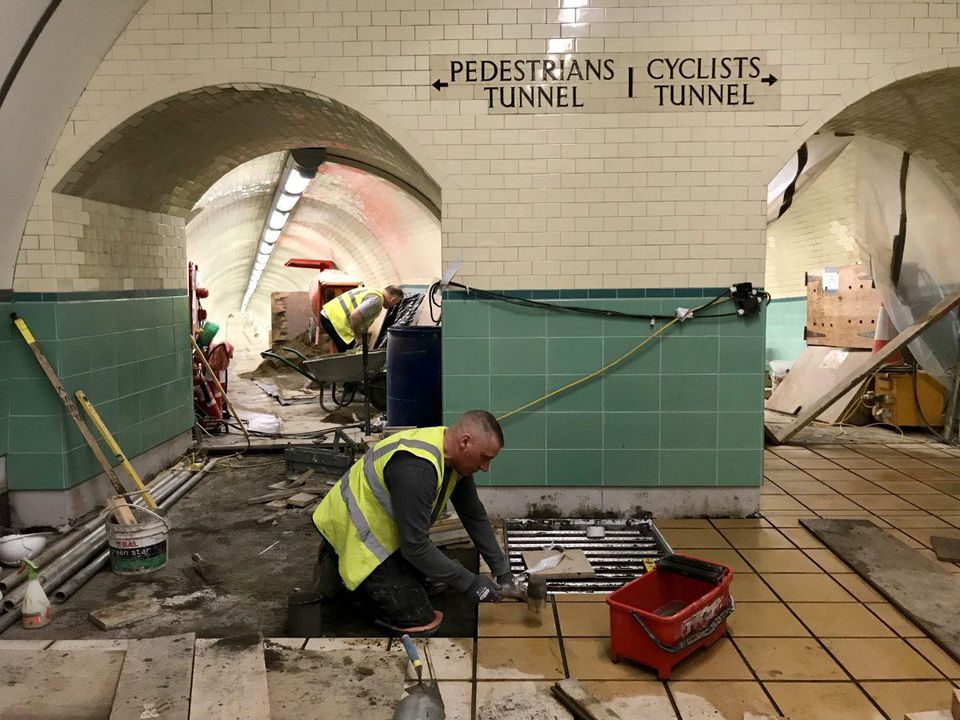As a part of the refurbishment, 3,630 paving flagstones have been lifted and re-laid, with 1,978 new ones replacing those cracked by years of use. 